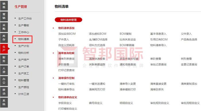誉冠食品签约智邦国际,物料清单管理智能化、精益化